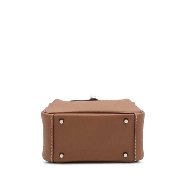 HRMS Mini Lindy 20 Gold Clémence Marron