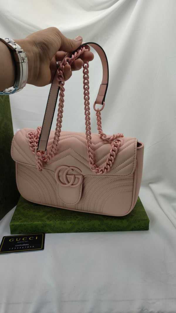 GG Sac bandoulière Marmont Gucci Rose