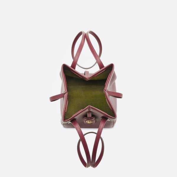 Fendi Sac Origami sac transformable en bordeaux