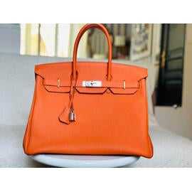 HRMS BIRKIN 35 LEATHER HANDBAG