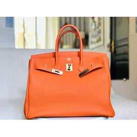 HRMS BIRKIN 35 LEATHER HANDBAG