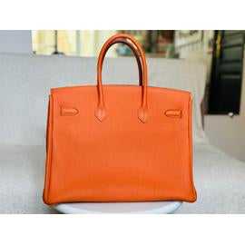 HRMS BIRKIN 35 LEATHER HANDBAG