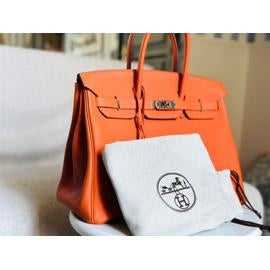 HRMS BIRKIN 35 LEATHER HANDBAG