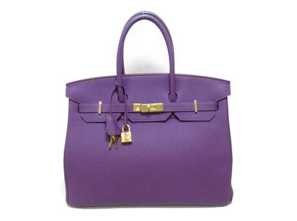 HRMS BIRKIN 35 LEATHER HANDBAG