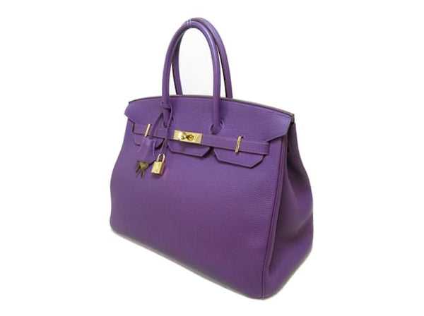 HRMS BIRKIN 35 LEATHER HANDBAG