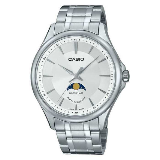 C@sio Moon phase en cadran blanc pour homme