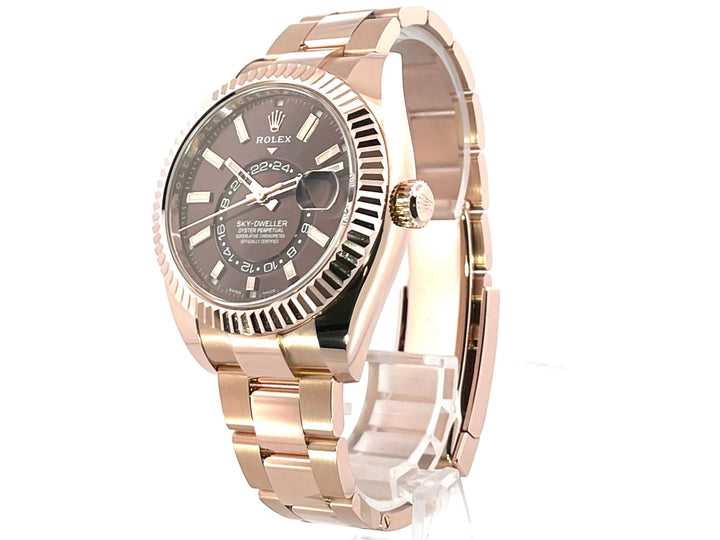 RLX Sky-Dweller 326935 Everose Gold Chocolate