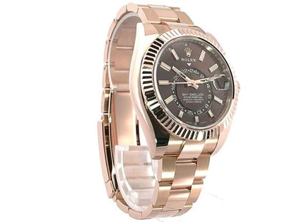 RLX Sky-Dweller 326935 Everose Gold Chocolate