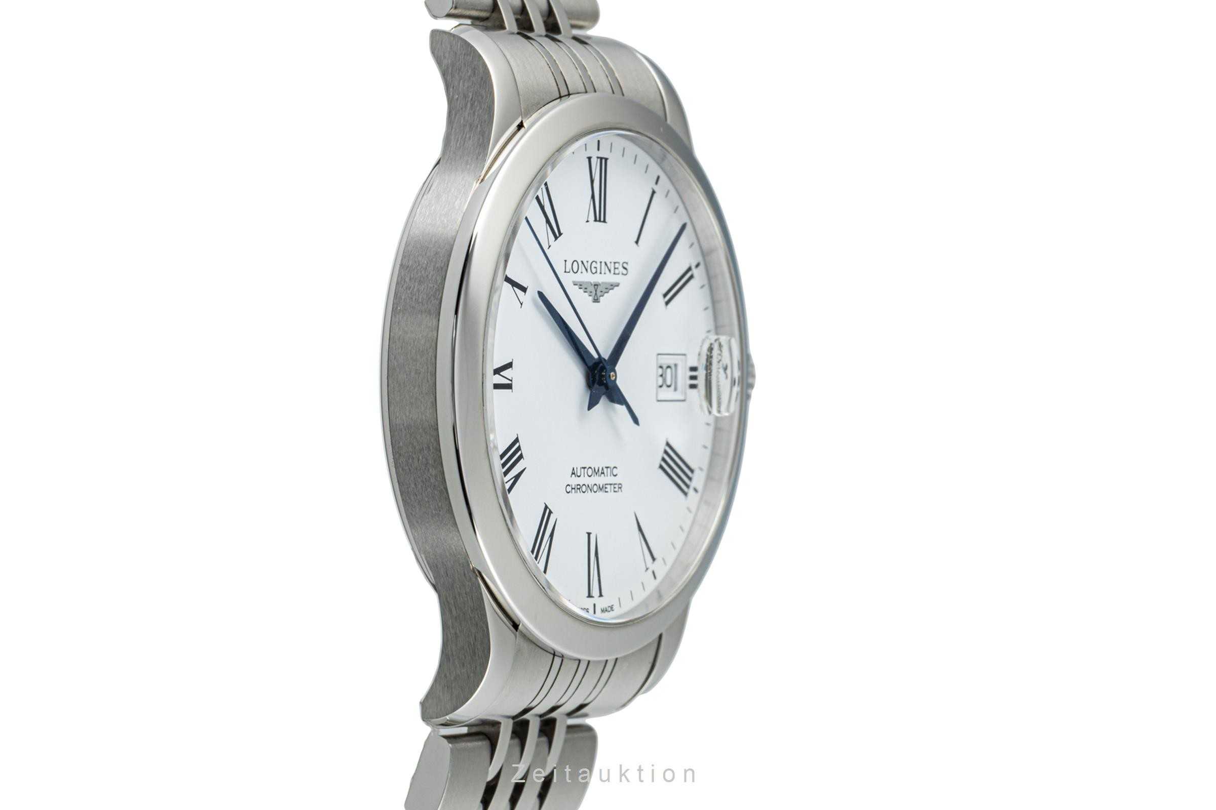 Montre Lôngines Record Automatique à Cadran Blanc