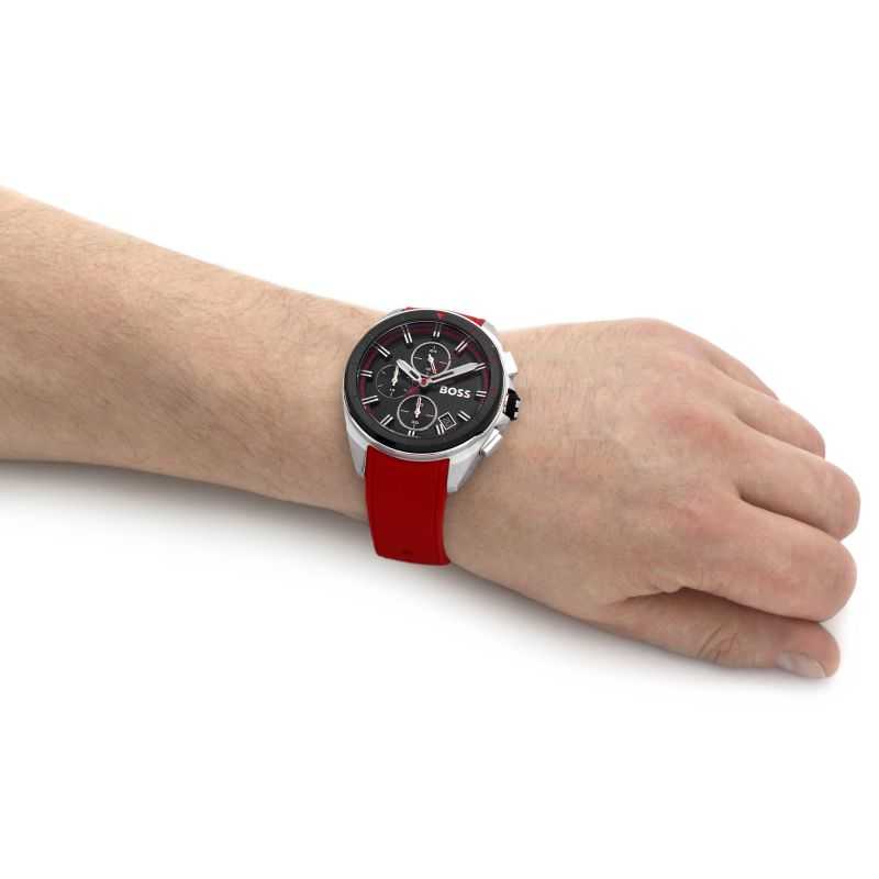 Montre HUGO BOS# Volane Red 1513959