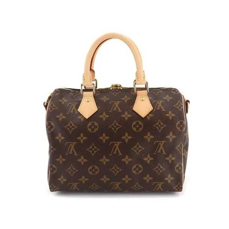 LV Monogram Speedy Bandouliere en cuir