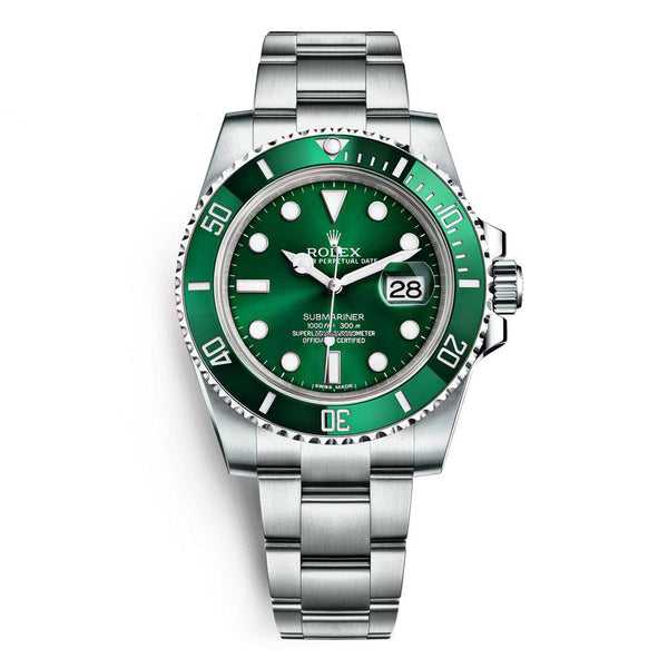 Montre RLX Submariner Vert "Hulk" 116610LV Pour Homme