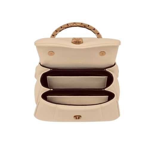 SERPENTI REVERSE TOP HANDLE BEIGE