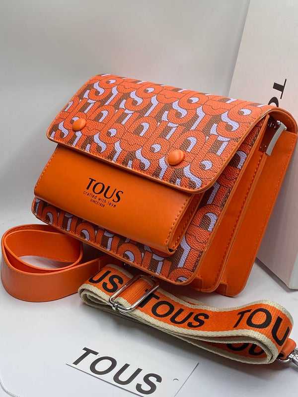 Sac latéral TOUS MANIFESTO Audree de taille moyenne Orangr