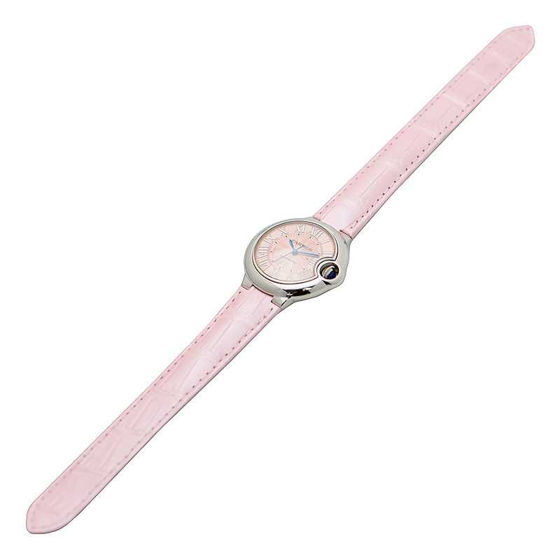 C@rtier Women's WSBB0002 Ballon Bleu Pink Leather Watch