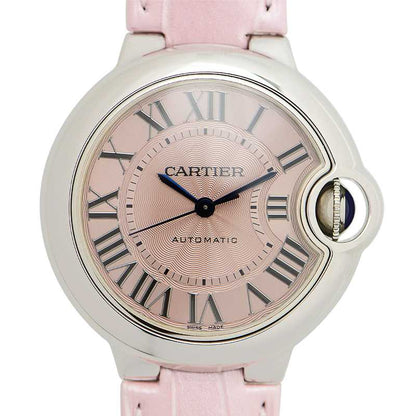 Cartier Women's WSBB0002 Ballon Bleu Pink Leather Watch