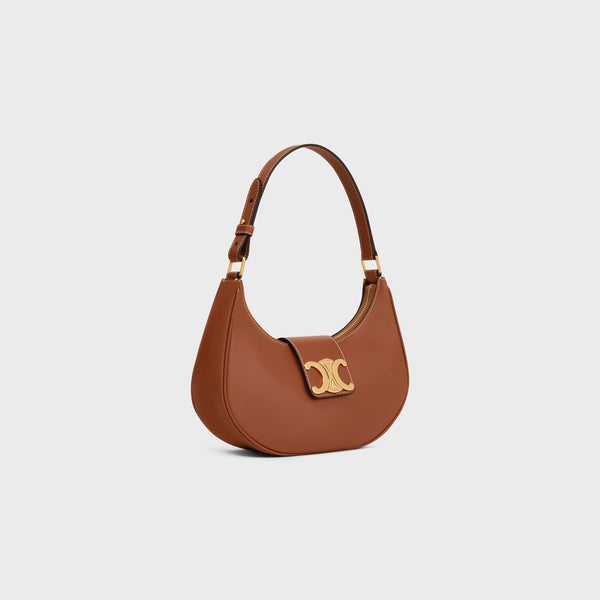 SAC AVA TRIOMPHE MOYEN MODELE VEAU LISSE Marron