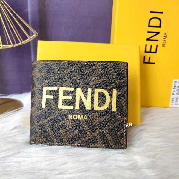 FEN&I ROMA BROWN Bi-FOLD WALLET