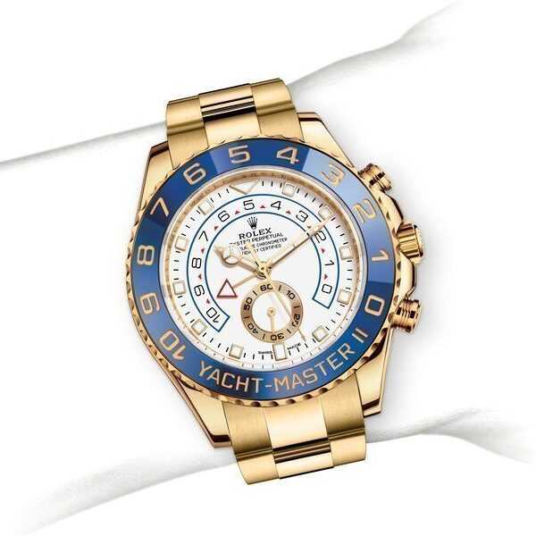 YACHT MASTER GOLD/BLEU