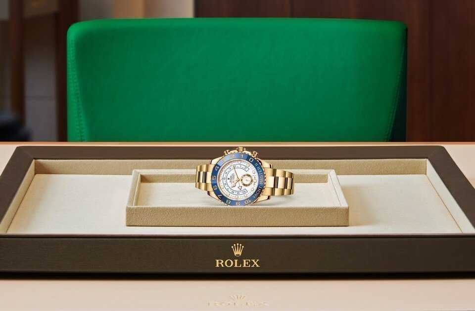 YACHT MASTER GOLD/BLEU