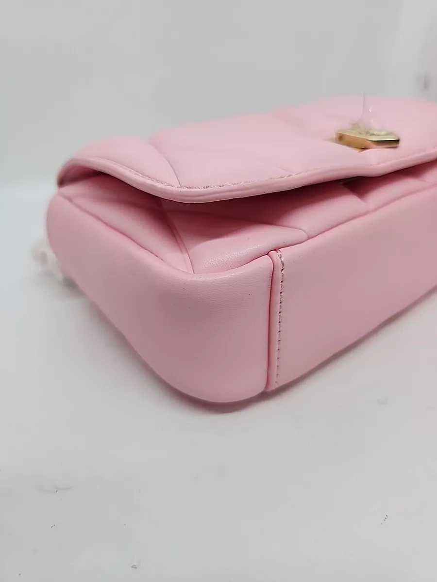 Arwen Quilted Shoulder Bag - Pink