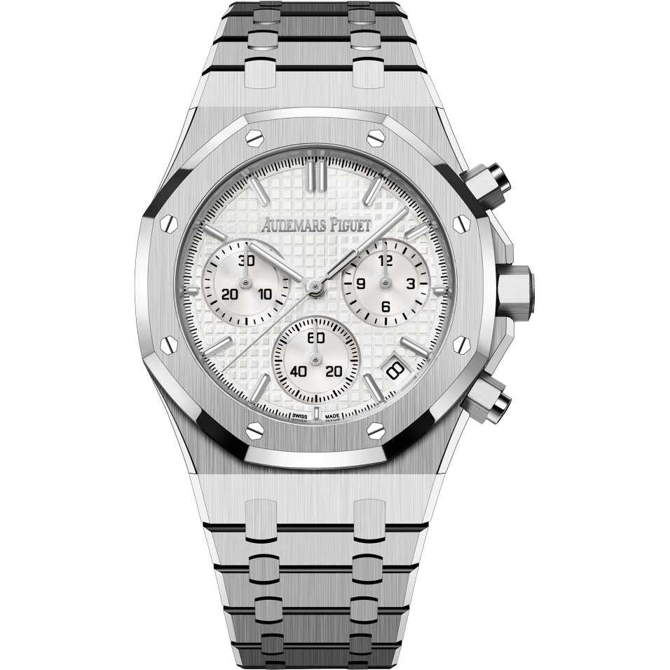 ROYAL OAK CHRONOGRAPHE-GRIS/BLANC