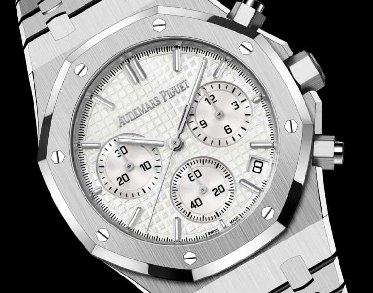 ROYAL OAK CHRONOGRAPHE-GRIS/BLANC