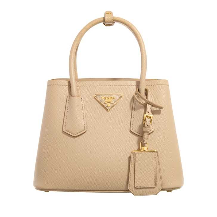 Pr@da
Double Handbag Saffiano Sabbia