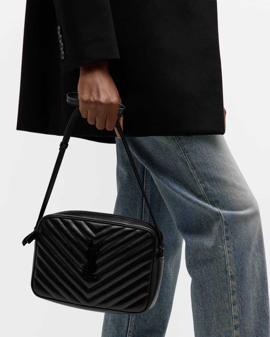 YSL Sac bandoulière Camera Lou, Très bon état 
Noir