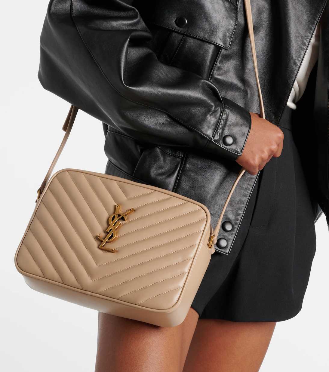 YSL Camera Bag Shoulder Bag Beige