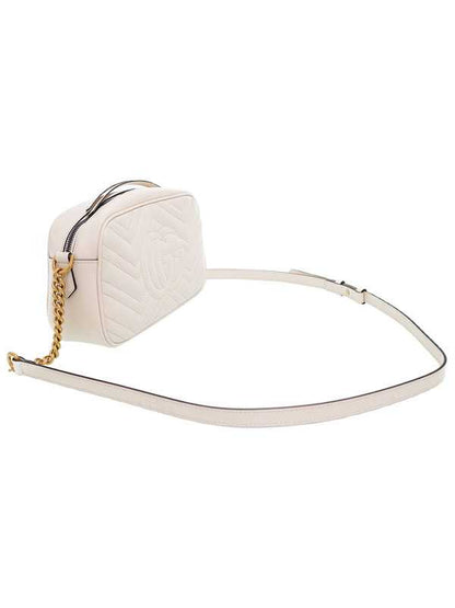 GG Marmont Quilted Small Shoulder Bag Ivory