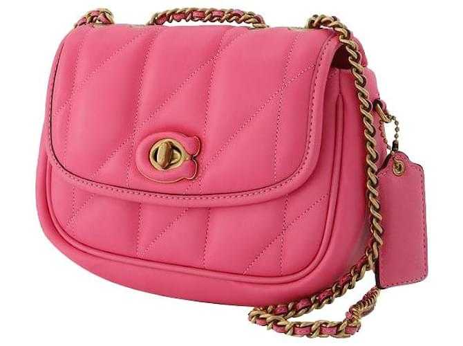 Co@ch Coussin matelassé Madison Sac à bandoulière 18 Rose