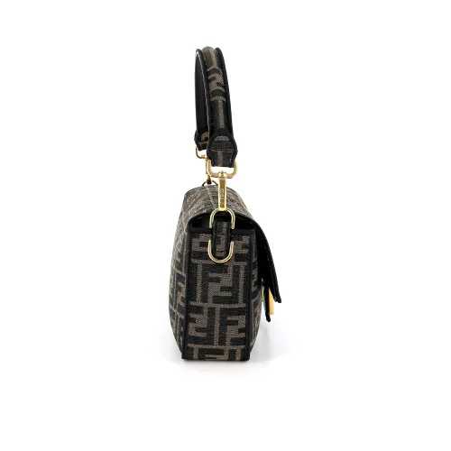 Fêndï Sac bandoulière Baguette Moyen Fendi Monogramme Toile Marron