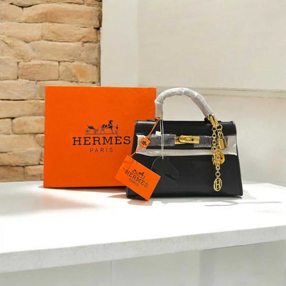 HRMS Kelly Bag Noir