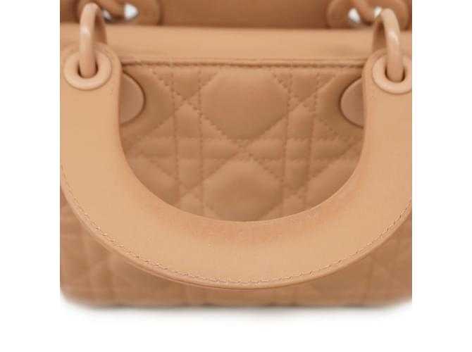 Sac à main Cannage Lady de Christian Di*r Beige