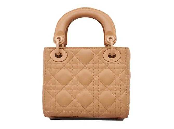 Sac à main Cannage Lady de Christian Di*r Beige