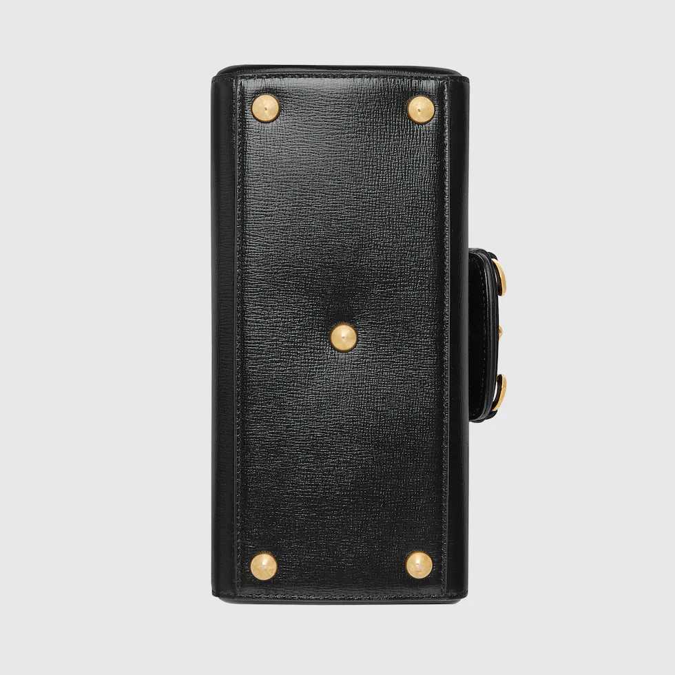 GG Black Mini Horsebit 1955 Bag