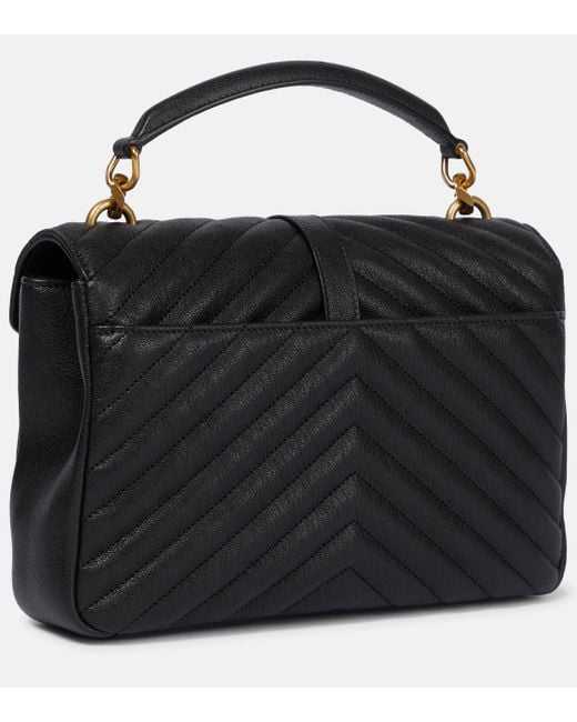 YSL Sac College Medium femme de coloris noir