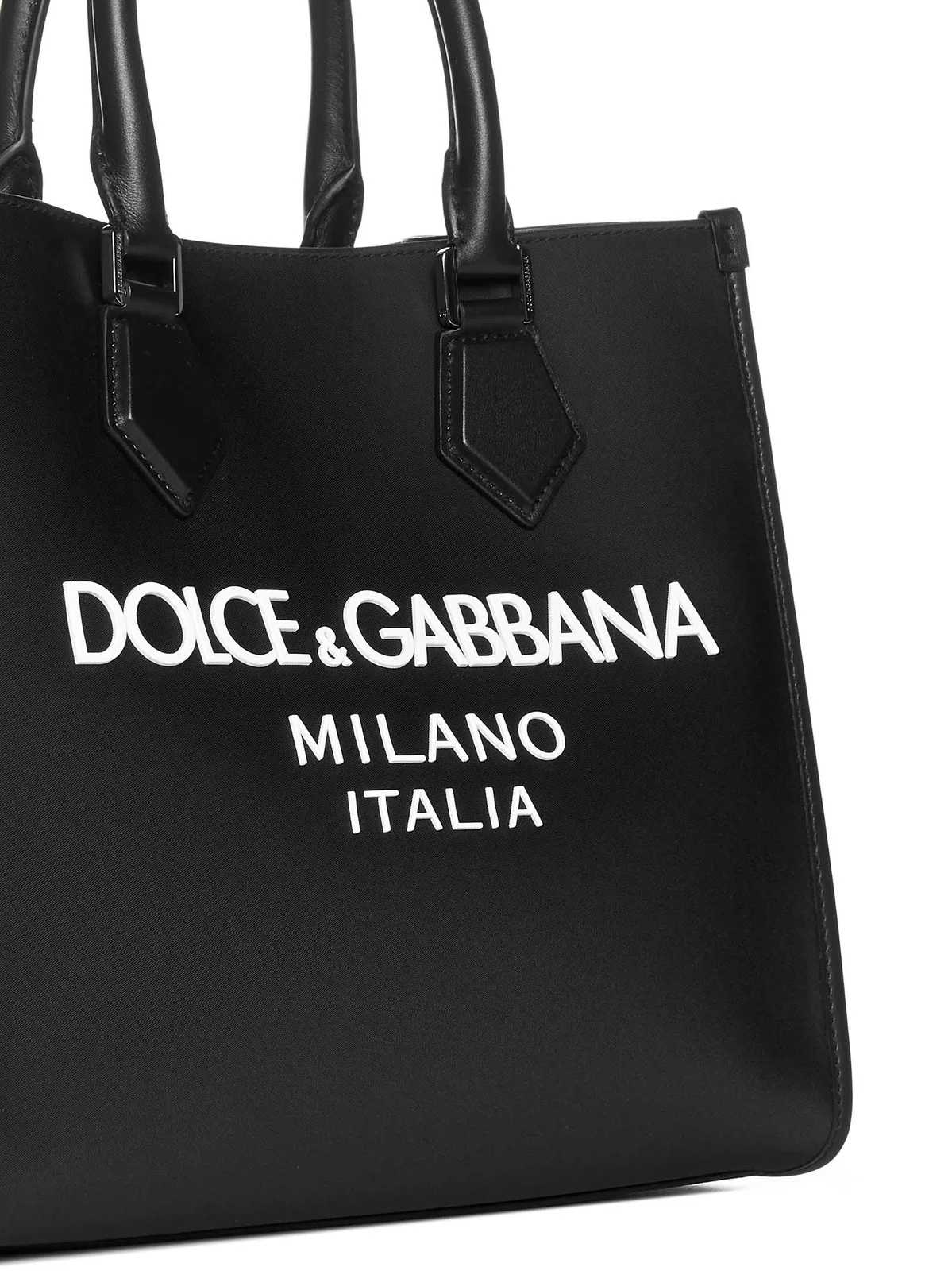 D&G Logo Printed Shopping Bag