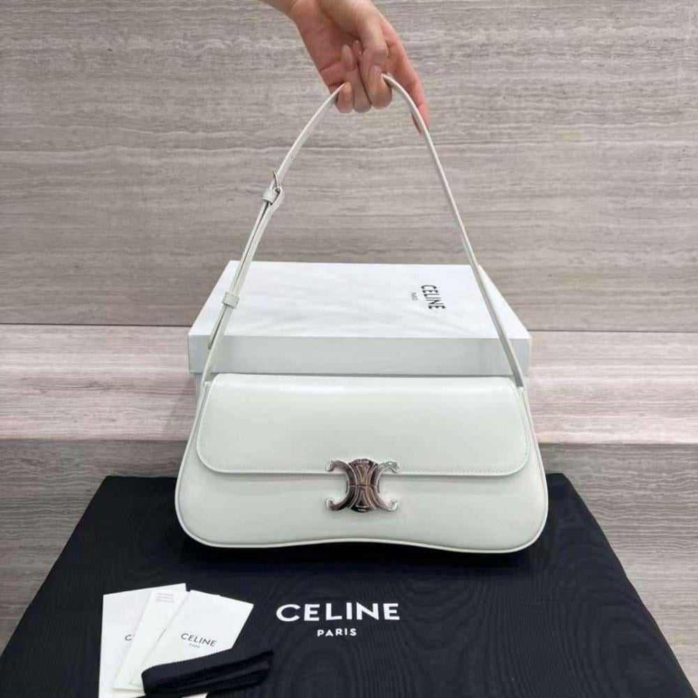 CELINE MEDIUM LOLA BAG BLANC