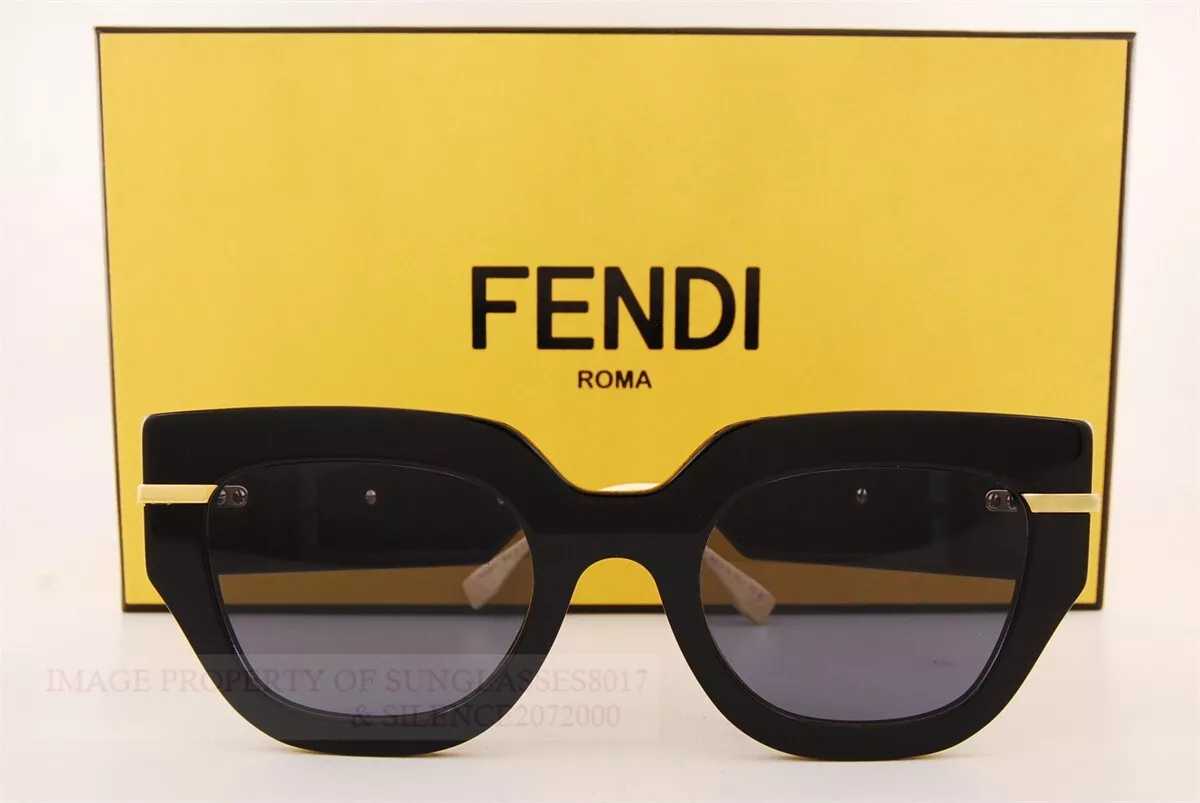 Lunettes FENDI FE 40097I 01V noir/bleu pour femme neuves