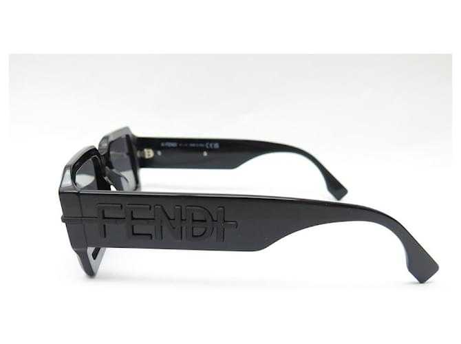LUNETTES FEN&I FE40073U LOGO PLASTIQUE NOIR NEW SUNGLASSES