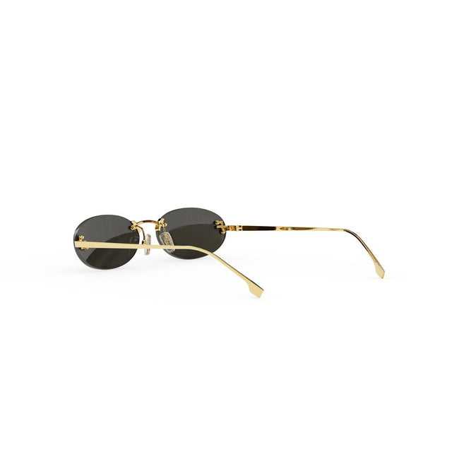 Fen&i First Crystal
Gold Oval Sunglasses pour femme
