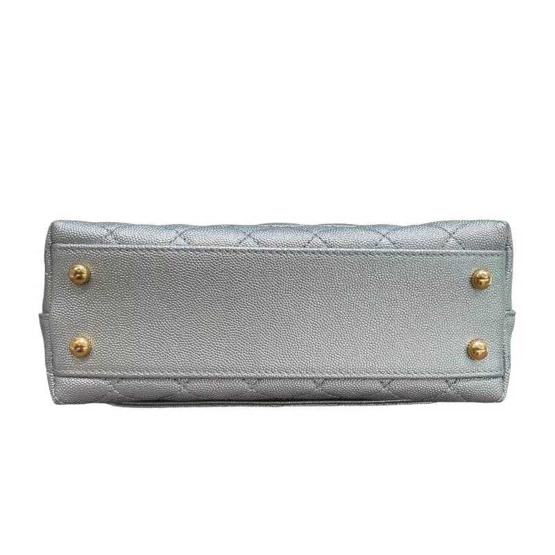 CH@NEL Coco Handle XS Metallic x CaviarSkin bg16899