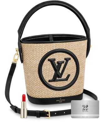 LV Sac Petit Bucket Noir