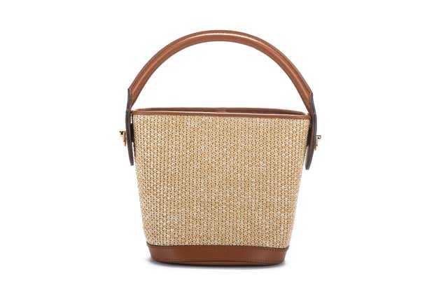 LV Petit bucket bag Raffia Beige