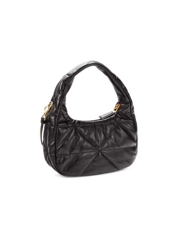 Pr@da Leather Shoulder Bag