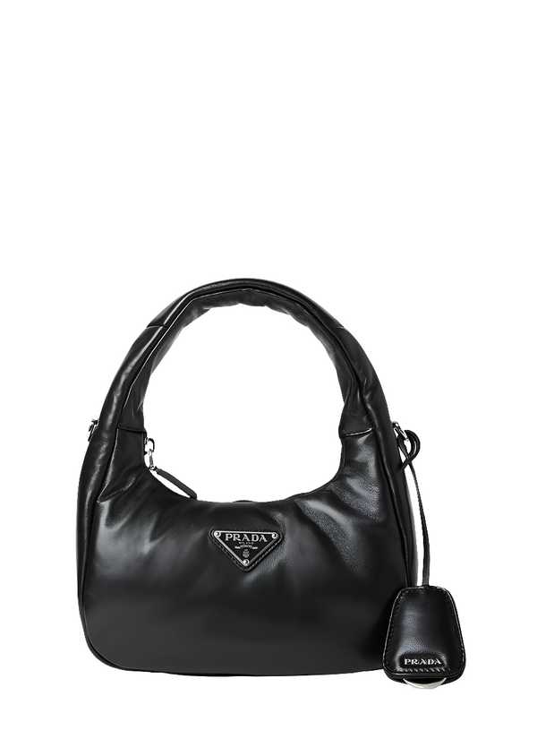 Pr@da Padded Nappa Handbag female Black