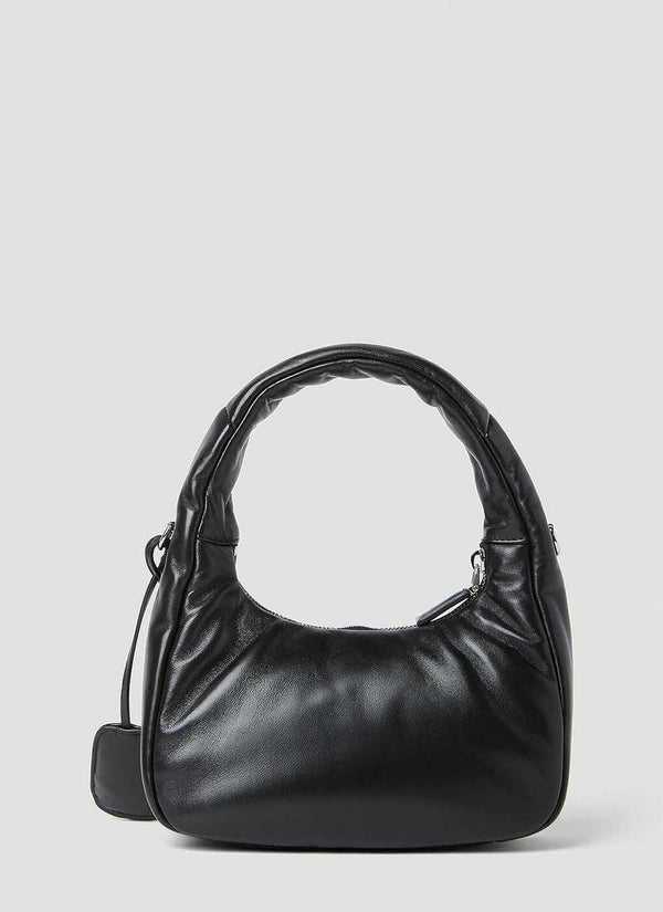 Pr@da Padded Nappa Handbag female Black