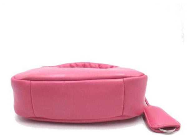 Pr@da Mini sac hobo nappa rembourré et doux Rose